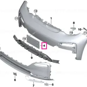 Cumpără online Suport numar inmatriculare US / JAPAN - BMW