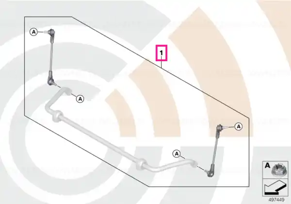 Plată sigură Set bielete antiruliu, punte fata, Kit Value Parts - BMW Seria 1 F20 F21, Seria 2 F22 F23, Seria 3 F30 F31 F34 F35