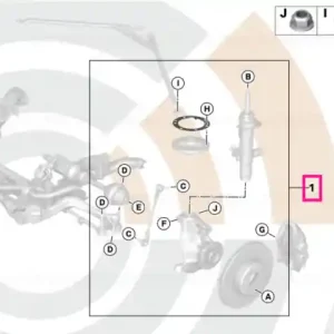 Preț mic Set fixare arc suspensie faţă M10 VALUE LINE - BMW