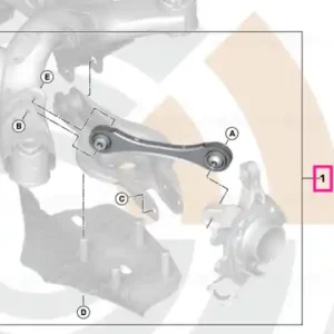 Kit reparaţie braţ control stânga VALUE LINE - BMW Lichidare de stoc