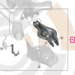 Kit reparaţie braţ înclinare spate stânga VALUE LINE - BMW Plată securizată
