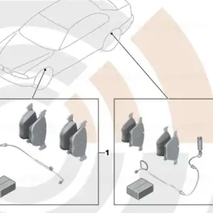 Discount Set plăcuțe frână cu senzor VALUE LINE - BMW