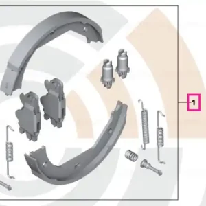 Comandă acum Set saboti frana - Value Parts - BMW Seria 1 F20 F21