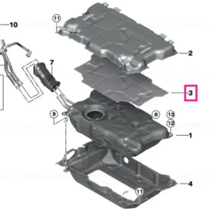 Livrare rapidă Foam part vibration damping - BMW
