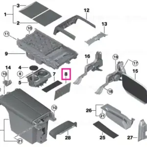 Calitate înaltă Ornament compartiment depozitare - BMW