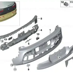 Capac carlig spate grunduit - BMW Preț mic