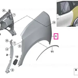 Right rear side panel - BMW Preferatul clienților