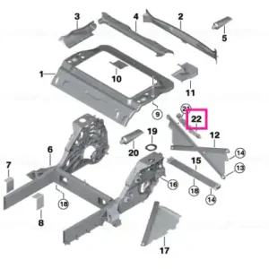 Lichidare de stoc Wiring duct - BMW