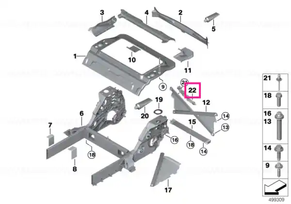 Lichidare de stoc Wiring duct - BMW