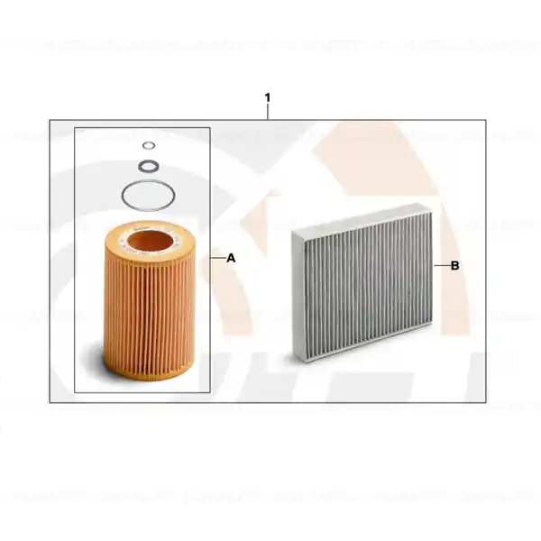 Kit de revizie I Value Parts Seria 1 F20, F21 - 125i; Seria 3 F30, F31, F34 - 320i, 328i Cel mai bun preț