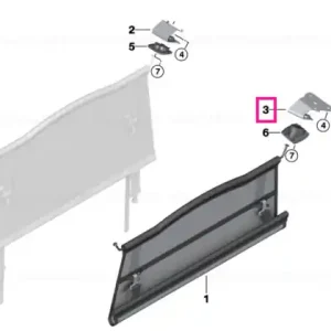 Cumpără acum Holder, luggage partition net, rear lft. - BMW