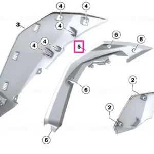 Capac interior stânga - BMW Motorrad Ofertă limitată