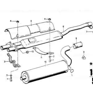 Reducere Rear silencer - BMW
