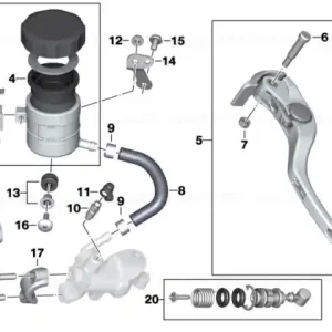 Expansion tank - BMW Motorrad Doar azi