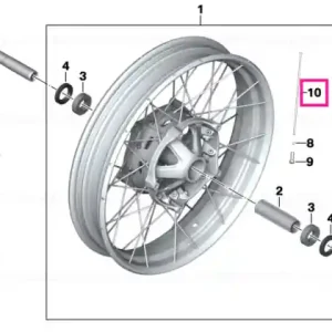 Livrare gratuită Spoke front L=196MM - BMW Motorrad