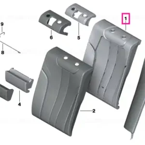 Promoție Foam section, backrest, left - BMW
