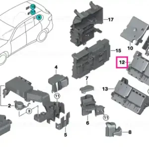 B+ junction point, rear - BMW Reduceri