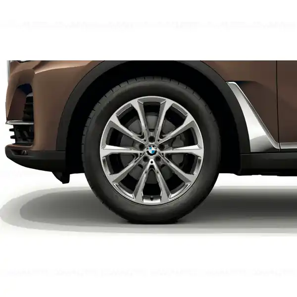 Livrare gratuită Roată completă de iarnă - V-Spoke 750 cu anvelopa Bridgestone Blizzak LM-001 RFT - 255/55R20 110H XL - BMW X7 G07