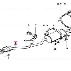 Ofertă limitată Rear silencer - BMW