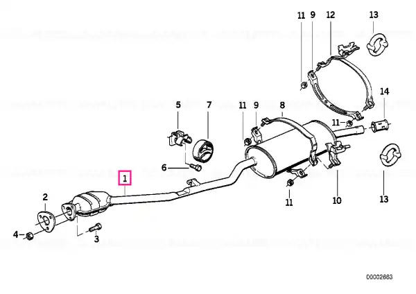 Ofertă limitată Rear silencer - BMW