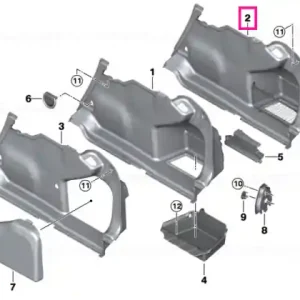 Trunk trim panel, right - BMW Preț mic