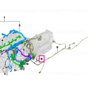 Ghidaj cablu instalatie motor HALTER - BMW Cumpără acum