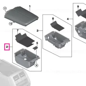 Reducere Oddments tray - BMW