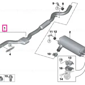 Repl.of petrol part.filter w.fr.pipe - BMW Ofertă