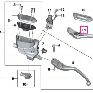 Plată sigură Clutch lever CLASSIC - BMW Motorrad