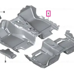 Trim podea fata SCHWARZ - BMW Livrare rapidă