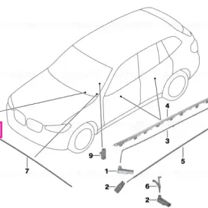 Premium Fibre-optic cond.storage compart.light. - BMW