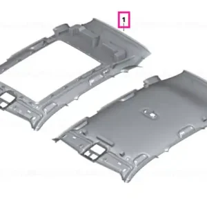 Bestseller Rooflin.panor.gl.roof audio, Alcantara ELFENBEINWEISS - BMW