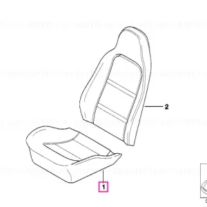 Seat upholstery Q2CA,Q3CA GRUEN - BMW Vezi acum