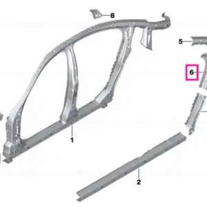 Super ofertă C-pillar reinforcement, right - BMW
