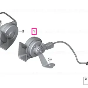 Expediere rapidă Horn, high pitch - BMW