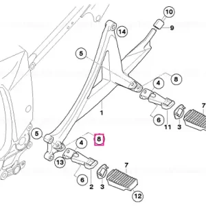 Retur gratuit Bump stop, left - BMW Motorrad
