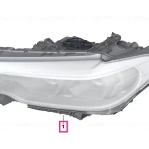 Headlight, LED technology, right - BMW Plată securizată