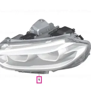 Popular Headlight, LED technology, left - BMW