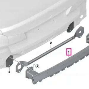 Discount Carrier, bumper rear US BENZIN - BMW