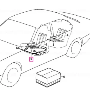Wiring heated seat/support lordosis - BMW Retur gratuit