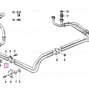 Cel mai bun preț Oil cooling pipe 4HP22 - BMW