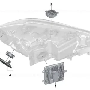 LED mod.turn sig./dayti.run.lights right - BMW Doar azi