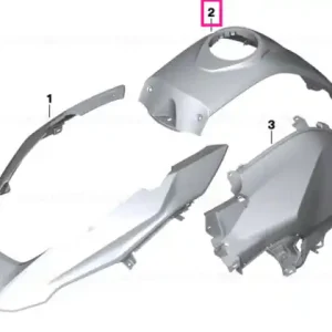 Ofertă specială Capac rezervor mijloc ROHTEIL / BLANK - BMW Motorrad