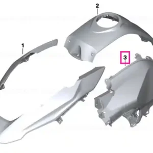 Ieftin Tank trim, left ROHTEIL / BLANK - BMW Motorrad