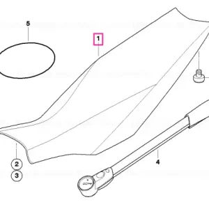 Ultima șansă Seat bench GRAU/SCHWARZ - BMW Motorrad