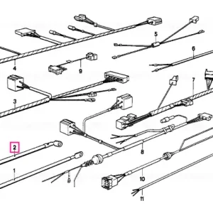 Expediere rapidă Battery cable (plus pole) L=1000MM - BMW