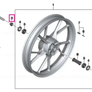 Spacer bush L=16,6MM - BMW Motorrad Ofertă de sezon