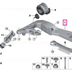 Doar azi Transmission cross member - BMW