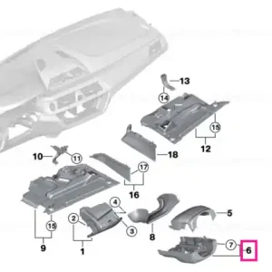 Panou ornament coloană volan jos - BMW Ofertă specială