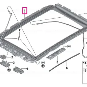 Frame panoramic roof - BMW Ofertă specială